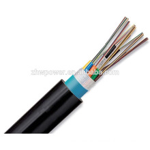 Armored outdoor fiber optic GYTA cable , 12 core drop armored optical fiber cable